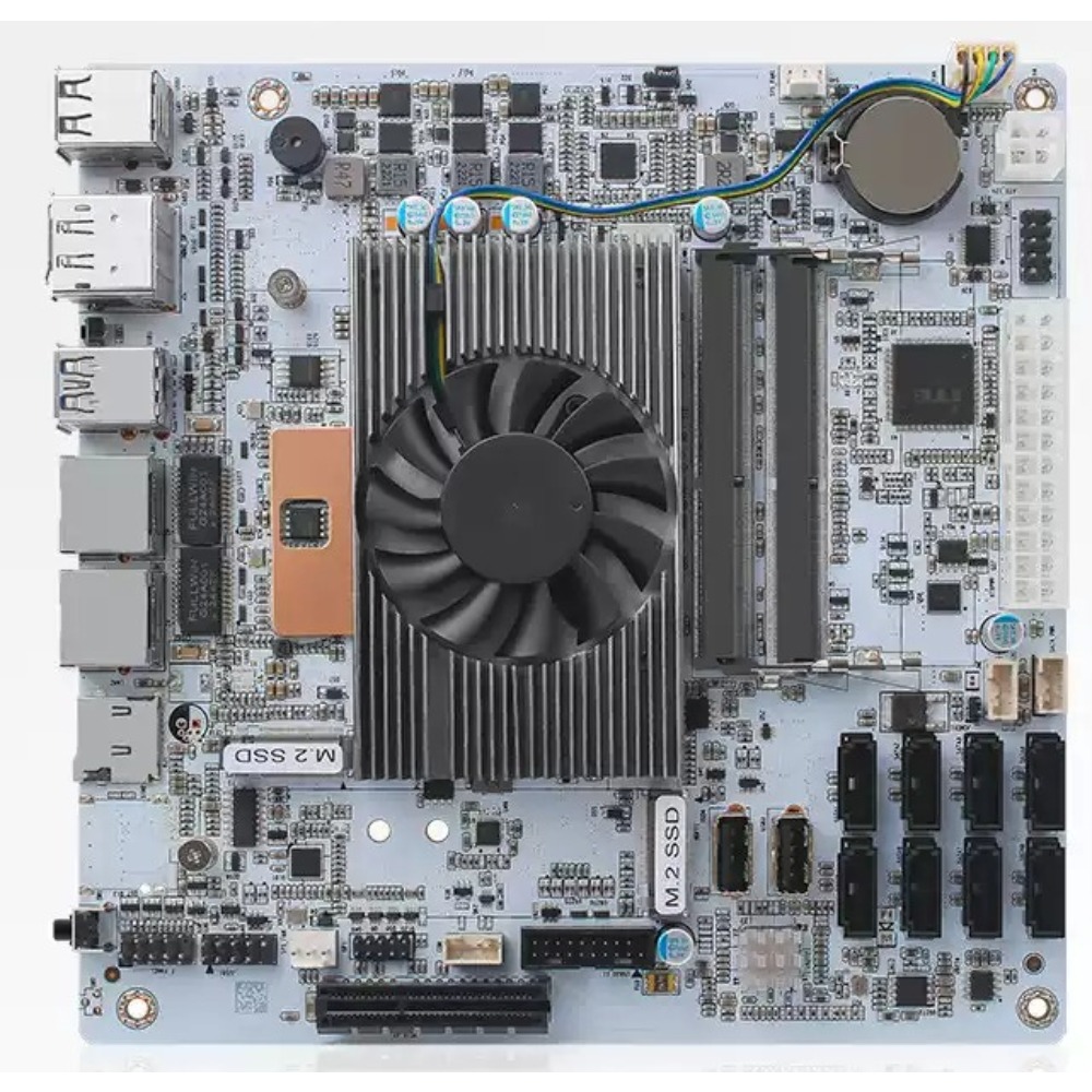 Nas Motherboard 8 Sata Mini Itx - Scheda Madre Mini-ITX Bianca M11 NAS