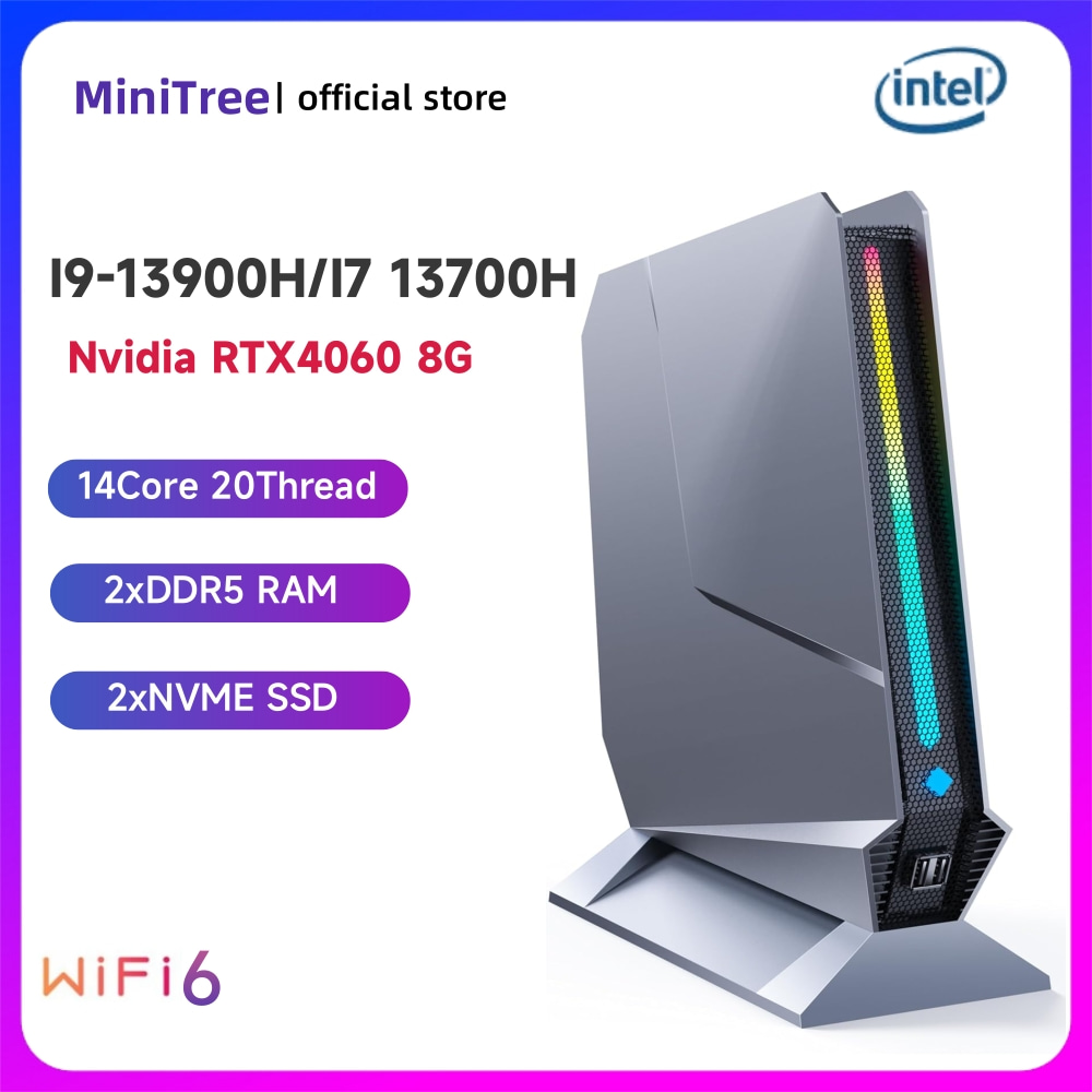 Intel Core I9 13900H Mini Pc - Mini PC da gioco desktop con