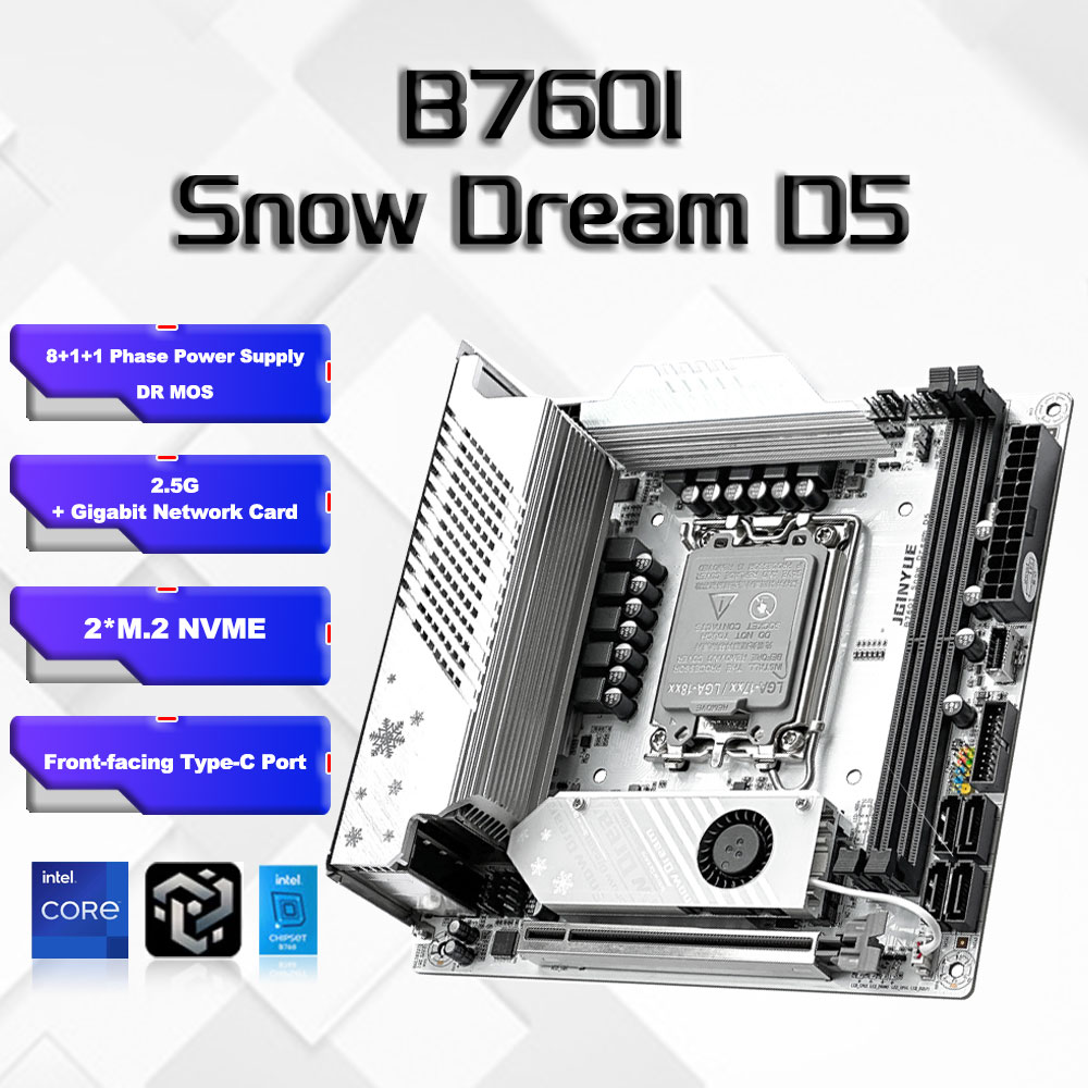 Lga1700 Itx Motherboard Ddr5 - B760i ARGB WIFI DDR5 Scheda madre