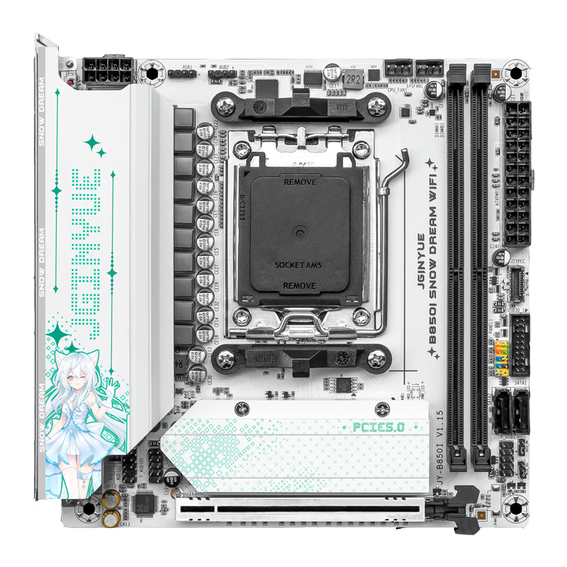 Scheda Madre WiFi JGINYUE B850 - Nas Motherboard 8 Sata Mini Itx recensione e prezzo