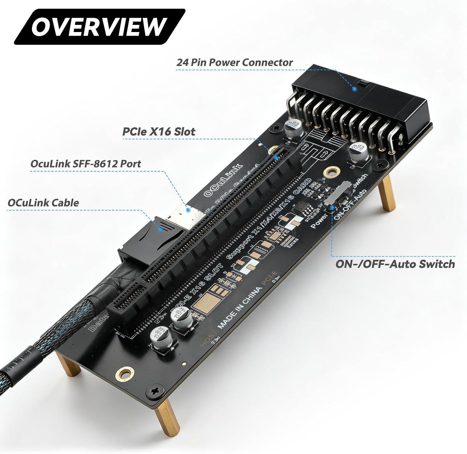 Adattatore OCuLink PCIe 4.0 X4 - Oculink Egpu Mini Pc recensione e prezzo