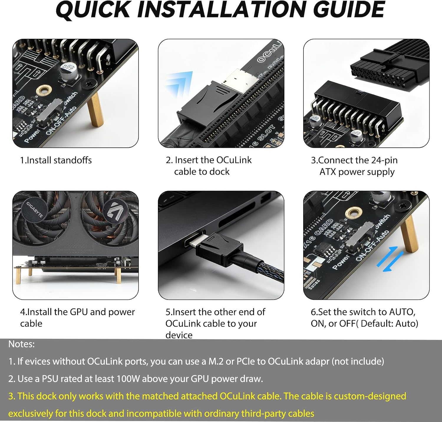 Adattatore OCuLink PCIe 4.0 X4 - Oculink Egpu Mini Pc recensione e prezzo