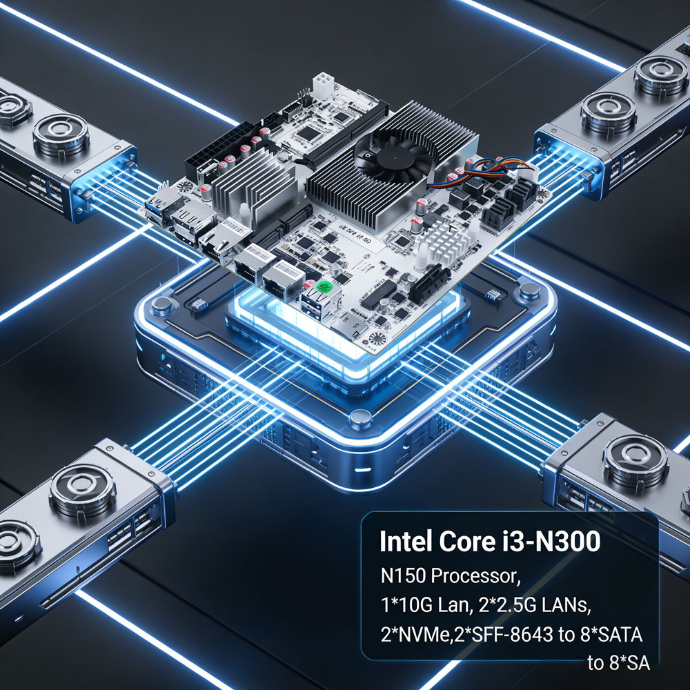Scheda Madre Mini ITX NAS a 8  - Nas Motherboard 8 Sata Mini Itx recensione e prezzo